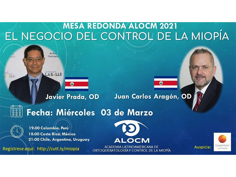 Webinar de la Academia Latinoamericana de Ortoqueratología y Control de Miopía - ALOCM