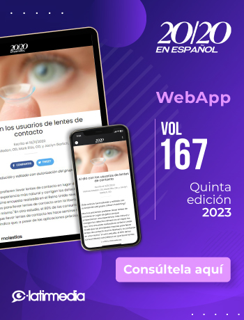 Ya se encuentra disponible la WebApp de la Revista 20/20 en Español - Vol. 167