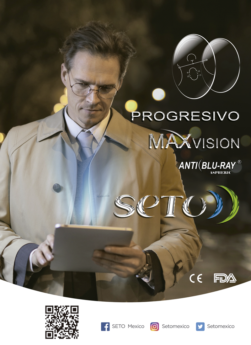Lentes oftálmicas progresivas de Seto, comodidad sus pacientes présbitas - Vision y Óptica