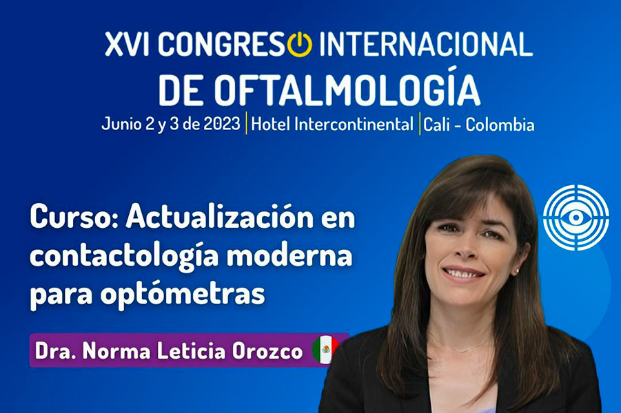 Este curso se realizará el viernes 2 de junio de 2023 de 8:00 AM a 12:00 PM dentro de la agenda académica del XVI Congreso Internacional de Oftalmología de la Clínica de Oftalmología de Cali.