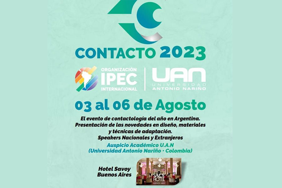 Agéndese para el evento de contactología más importante del año, que organiza IPEC y cuenta con el aval de la Universidad Antonio Nariño.