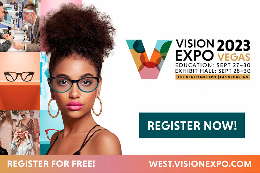 Vision Expo West es el evento completo para profesionales de la visión, donde el cuidado de la vista se encuentra con las gafas y la educación, la moda y la innovación se mezclan.