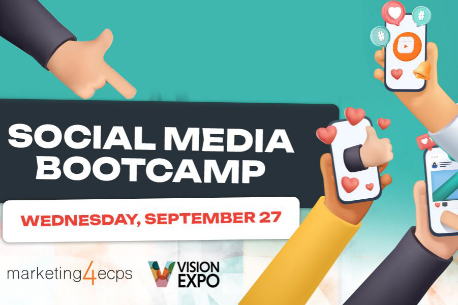 Este potente Bootcamp sobre redes sociales, está diseñado específicamente para profesionales del cuidado de la vista, que buscan maximizar su presencia en línea y aprovechar el verdadero potencial de las plataformas de redes sociales para su práctica.