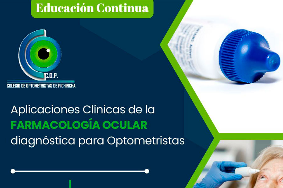 Esta semana el COLEGIO DE OPTOMETRISTAS DE PICHINCHA, en su agenda académica presenta el taller Aplicaciones clínicas de la farmacología ocular diagnóstica para optometristas con la expositora internacional, Dra. Johanna Garzón.