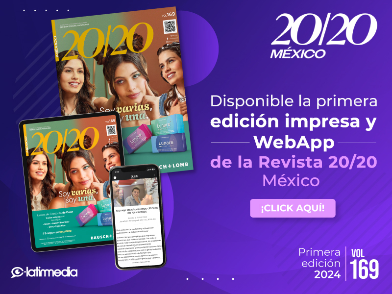 Disponible la sexta edición de la versión IMPRESA y WEBAPP de la Revista 20/20 México