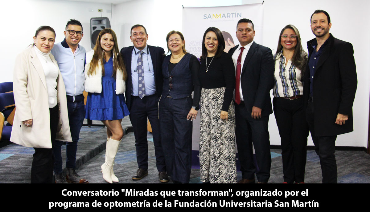 El programa de Optometría de la Fundación Universitaria San Martín, celebró el día del optómetra, en un espacio donde expertos en el sector reflexionaron sobre los retos y oportunidades que planea hoy en el día la profesión.