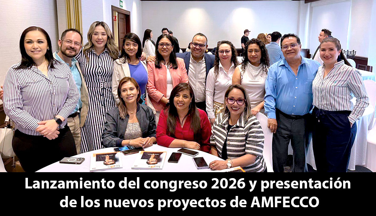 Estuvimos presentes en CDMX, en el lanzamiento y presentación de los nuevos proyectos de AMFECCO, y todas las novedades que tendremos para este 2025.