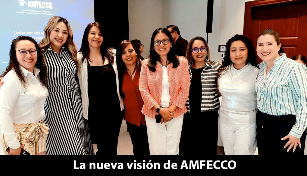 Presidentes de diferentes colegios de optometría, líderes de opinión y representantes de la industria, acudieron al hotel Barceló de Ciudad de México, para participar en un desayuno ofrecido por la Asociación Mexicana de Facultades, Escuelas, Colegios y Consejos de Optometría (AMFECCO), en el que se presentaron los nuevos proyectos y estrategias de comunicación que se están implementando.