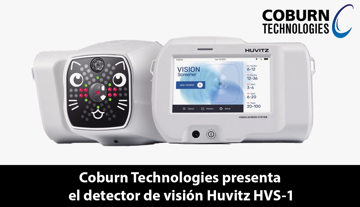 El HVS-1 es una herramienta valiosa diseñada principalmente para uso pediátrico, la primera de su tipo en la línea de productos oftálmicos de Coburn.