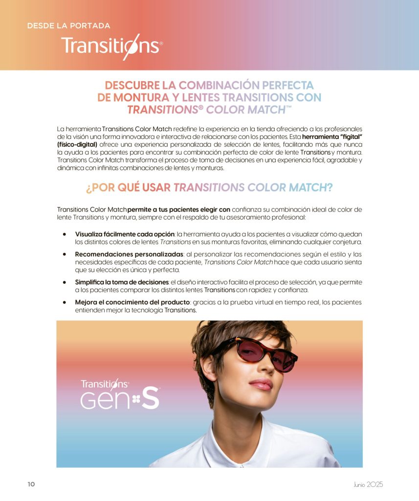 Transitions Color Sample Descubre la combinación perfecta de montura y lentes Transitions con ...