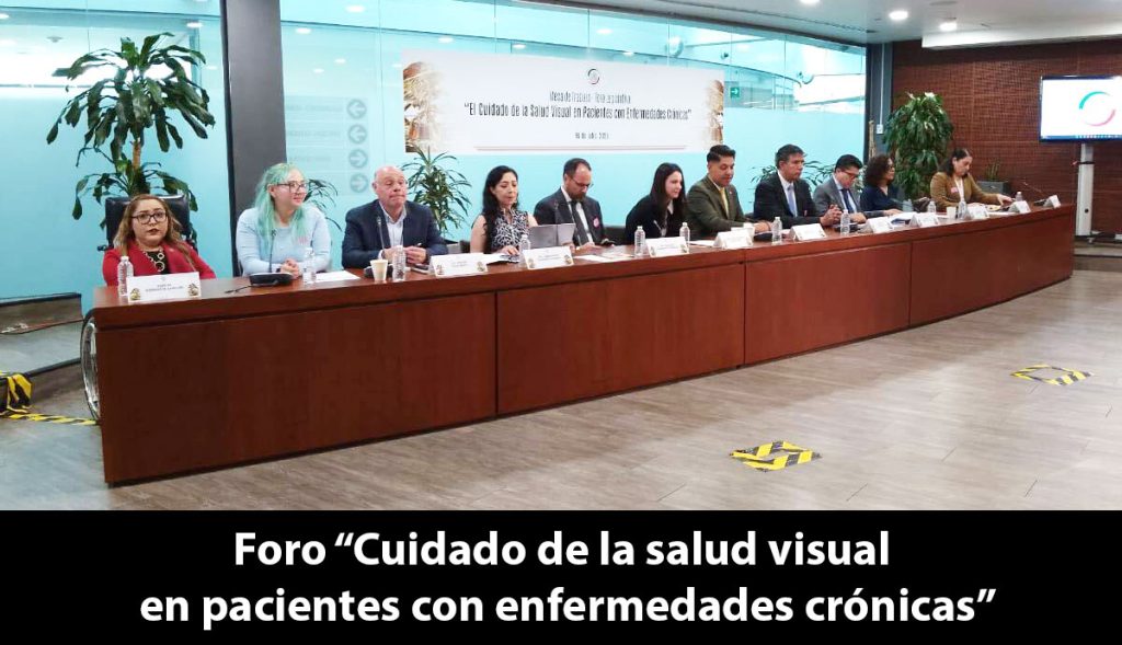 Con el propósito de promover acciones que permitan prevenir y atender oportunamente los problemas visuales asociados a enfermedades crónicas, se llevó a cabo este foro sobre salud visual.