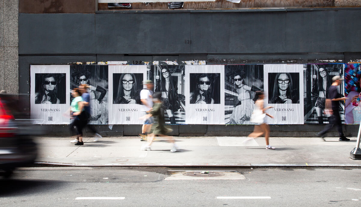 Kenmark Eyewear lanzó una nueva campaña de Vera Wang Eyewear en las calles de Nueva York