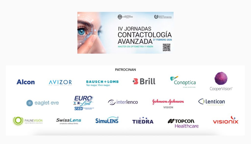 La contactología del futuro se debate en Madrid: llegan las IV Jornadas de Contactología Avanzada de la UCM