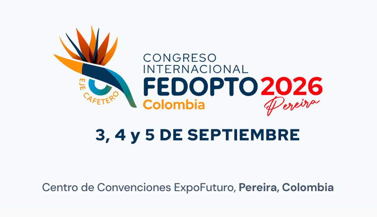 El 20° Congreso Internacional de Optometría FEDOPTO 2026: el evento académico más importante para el futuro de la salud visual, en Pereira bajo el lema “Una mirada disruptiva”