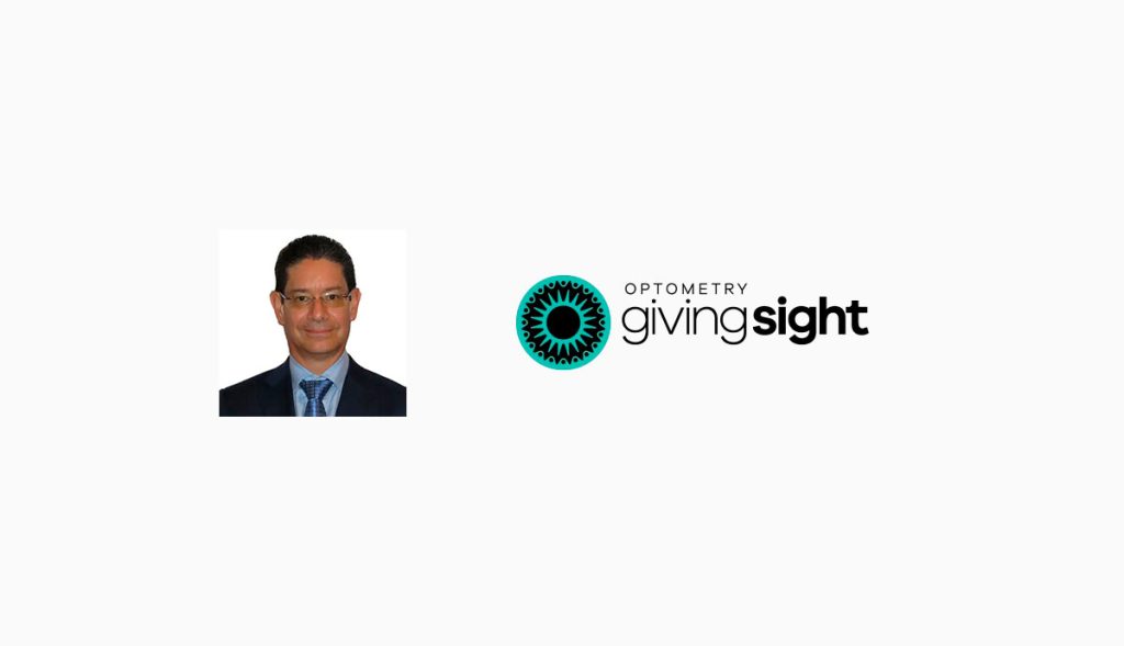 Optometry Giving Sight nombra a Javier Prada-López, OD, COMO miembro de su Junta Directiva