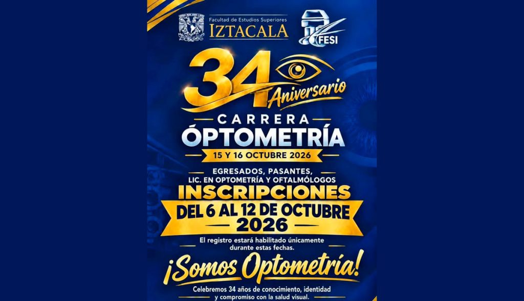 FES Iztacala celebra el 34.º aniversario de la Carrera de Optometría